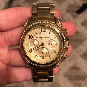 Michael Kors Gold Watch - WOMENS Small Wrist